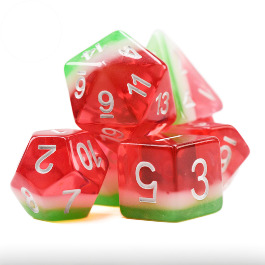 Watermelon dice set