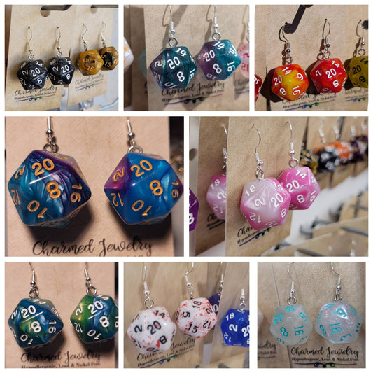D20 earrings