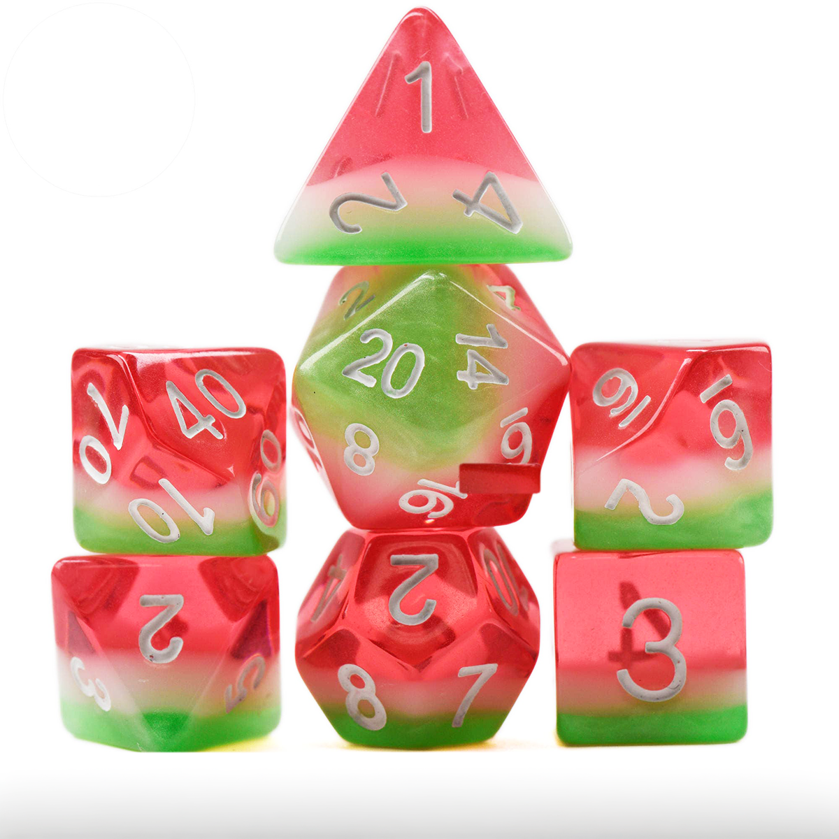Watermelon Dice Set