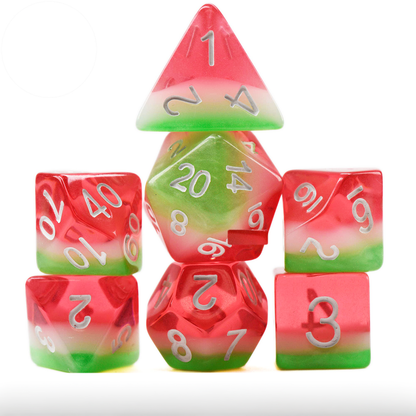 Watermelon Dice Set
