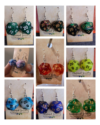 D20 earrings