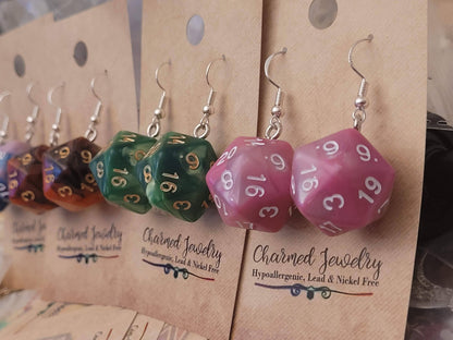 D20 earrings